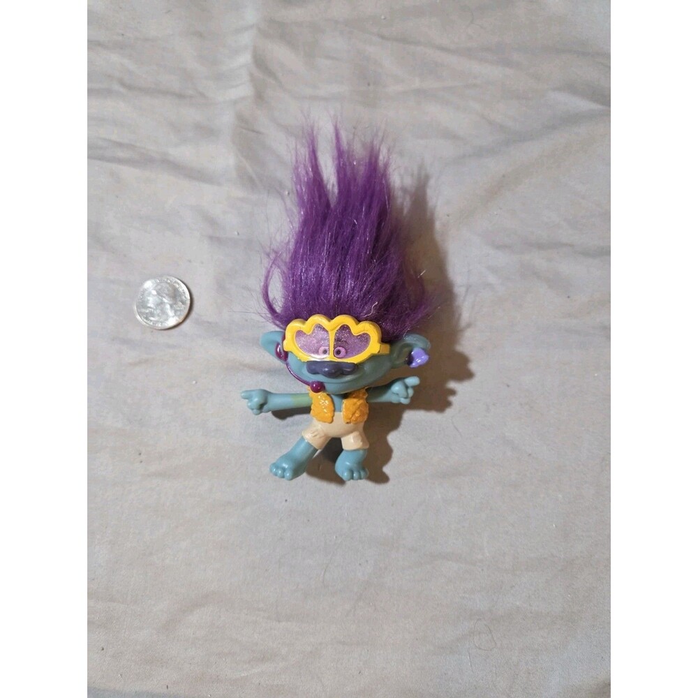 2020 Party McDonald's Happy Meal Trolls World Tour Kid's Toy 3" Tall  USA Seller